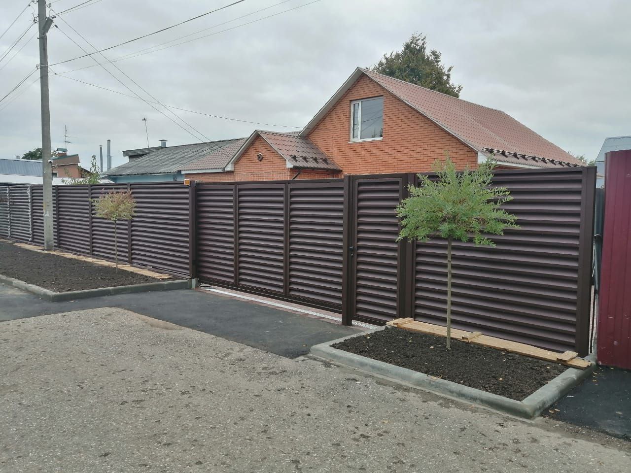 Откатные ворота и калитки