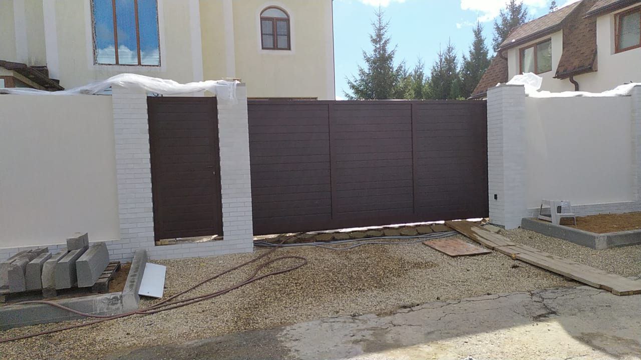 Откатные ворота и калитки
