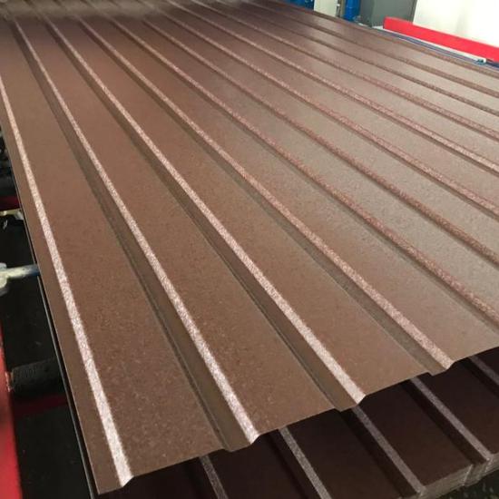 Профнастил коричневый